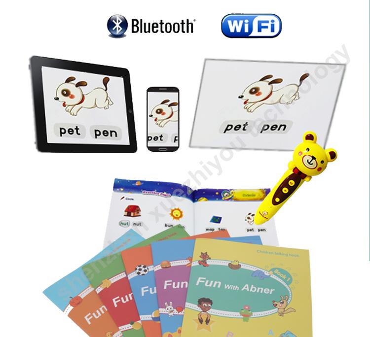 جديد يتحدث القلم الذكية لعبة التعلم WIFI Bluetooth قراءة القلم حسب الطلب OEM ODM New Talking Pen Smart Learning Toy WIFI Bluetooth Read Pen Customized OEM ODM